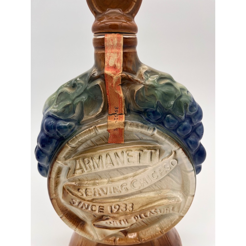 Vintage Jim Beam Bacchus Decanter Regal China Armanetti Chicago Bourbon Bottle - Picture 9 of 14